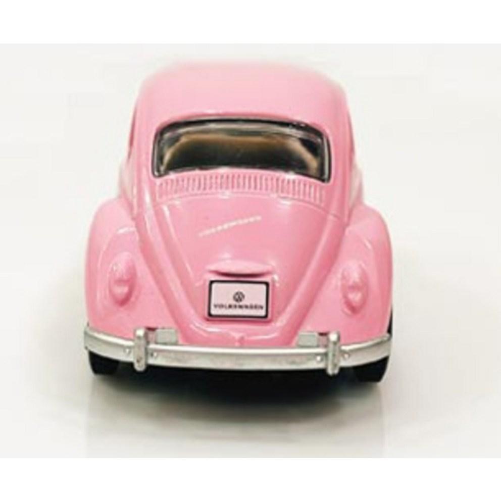 JoyKids Volkswagen Classic Beetle 1967 Серия S40 Литая модель автомобиля, Розовый