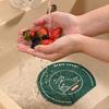 Anti-odor Floor Drain Mat Silicone Kitchen Sink Seal Mat  for Bathroom Hair Collection