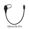 Кабель-удлинитель USB 2.0 3.1 Type C для установки на панель приборной панели автомобиля, штекер-гнездо, для лодок, мотоциклов