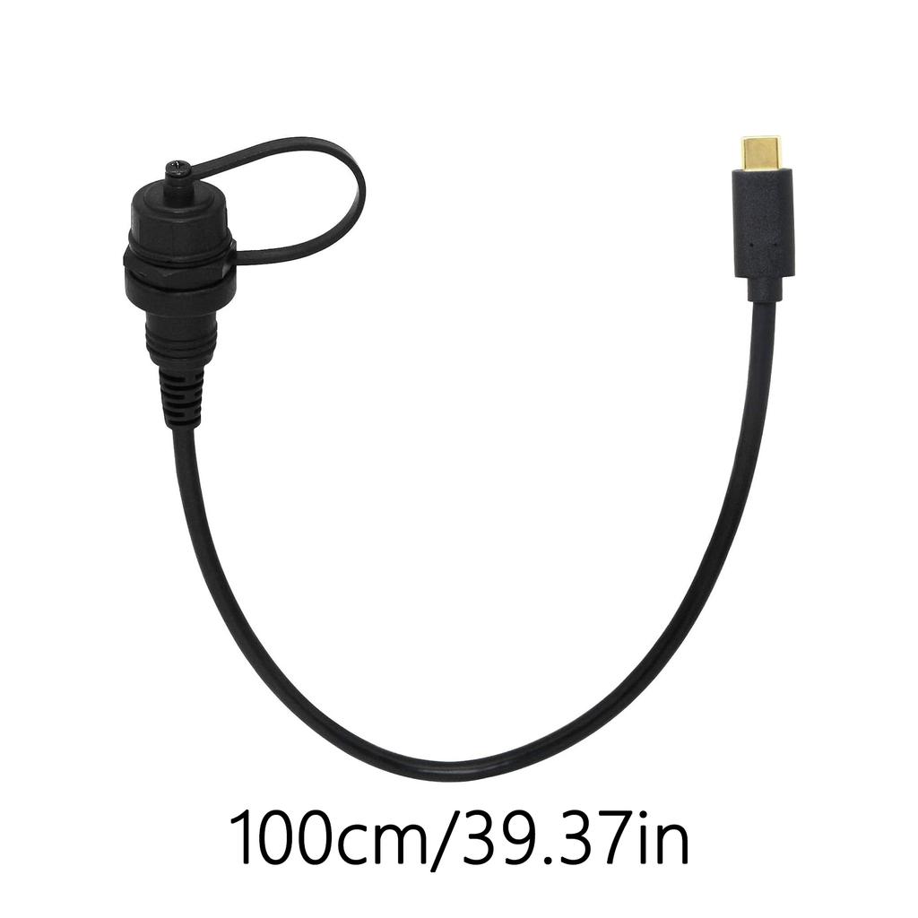 Кабель-удлинитель USB 2.0 3.1 Type C для установки на панель приборной панели автомобиля, штекер-гнездо, для лодок, мотоциклов
