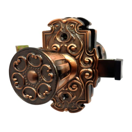 Kawaguchi Giken Palace Latch, Internal Lock (I-Type), for Bedrooms (Sliding Lock), Backset 65mm, Bronze