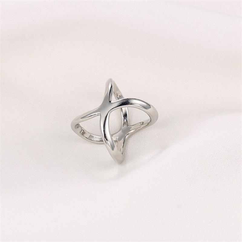 Clothing Accessories Metal Brooches For Clip X Shape Shawls Women Hollow Bow Scarves Buckle Cross Scarf