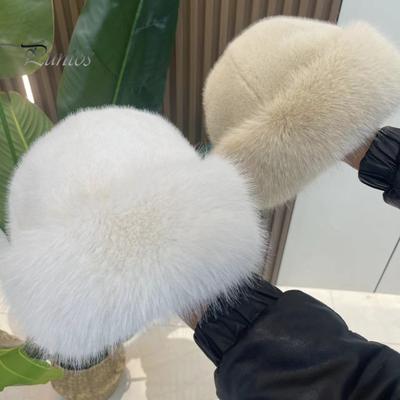 Женская зимняя шапка из толстого плюша с искусственным мехом, сохраняющая тепло, ветрозащитная, в стиле Монголии, однотонная, для езды на велосипеде, катания на лыжах, панама