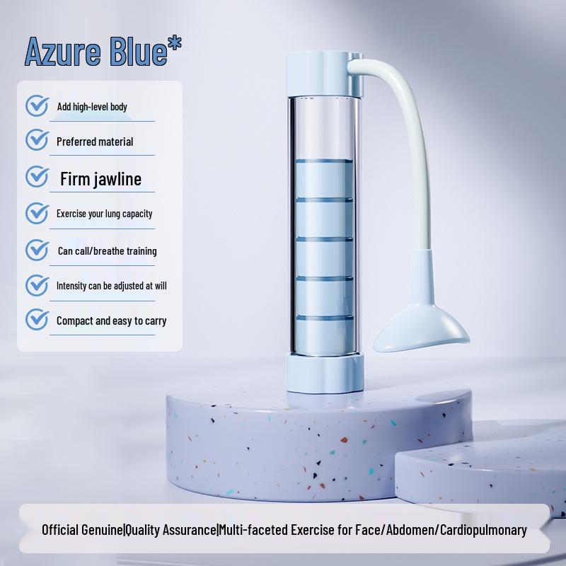 Портативная дыхательная гантель для тренировки мышц живота, легких, V-линии, тазового дна и лица