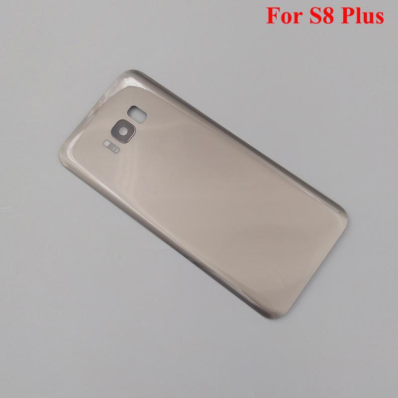 Для Samsung S8 Plus S8+ G955 SM-G955F Задняя крышка аккумулятора Для Galaxy S8 G950 G950F Запасные части Корпус Задняя дверца Стекло