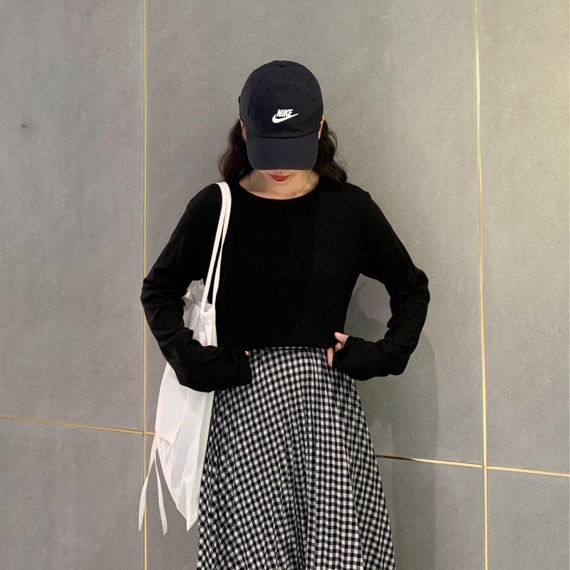 Новая однотонная базовая рубашка на осень и зиму для женщин, свободная повседневная футболка с длинными рукавами для женщин, корейская женская одежда, топы для пар