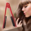 Расческа для выпрямления волос полая парикмахерская прозрачная прочная мужская женская универсальная для салона