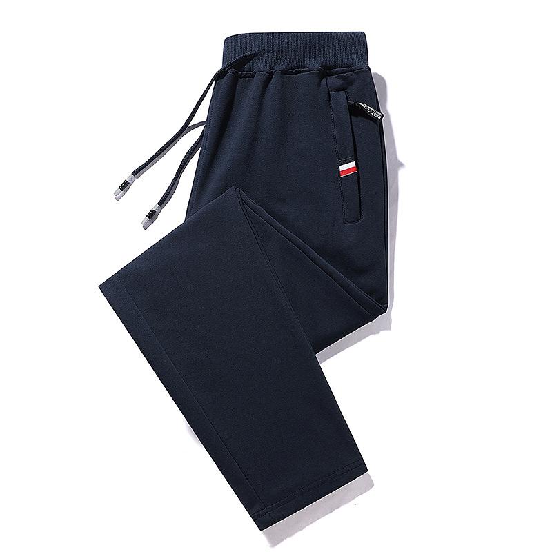 Спортивные брюки мужские свободные прямые весенние и осенние повседневные брюки спортивные штаны больших размеров мужские брюки