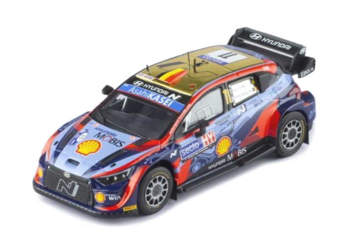 Isomodel B Hyonde I20 N Rally1 22 Финляндия RAM866LQ #11 Т.Нёвиль/М.Видаэг 1/43