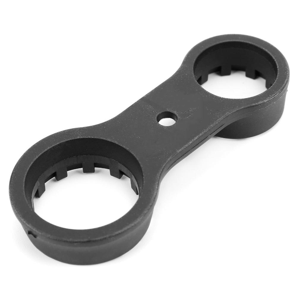 2PCS Double Head Bicycle Front Fork Wrench Plastic Bike Front Fork Cap Wrench Mountain Bike Repair