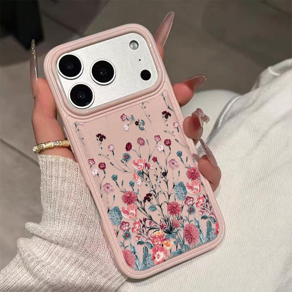 Oil Painting Flowers Phone Case For IPhone 17 17Air 15 16 Pro Max 14 Plus 13 12 11 Pro Max Soft Phone Cover Cases Funda Bumber