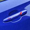 4PCS/Set Car Rear Mirror Sticker Door Handle Decals Exterior Decoration For Citroen C1 C2 C4 C2 C5 C6 C4L CACTUS C3XR HU83/VA2