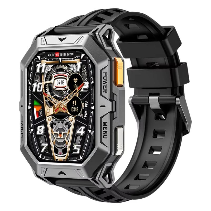 Новые умные часы 2025 года с аккумулятором 1000 мАч, 2,13-дюймовым AMOLED-экраном, мужские часы с компасом, водонепроницаемостью 1 АТМ, Bluetooth-звонками, спортивные умные часы