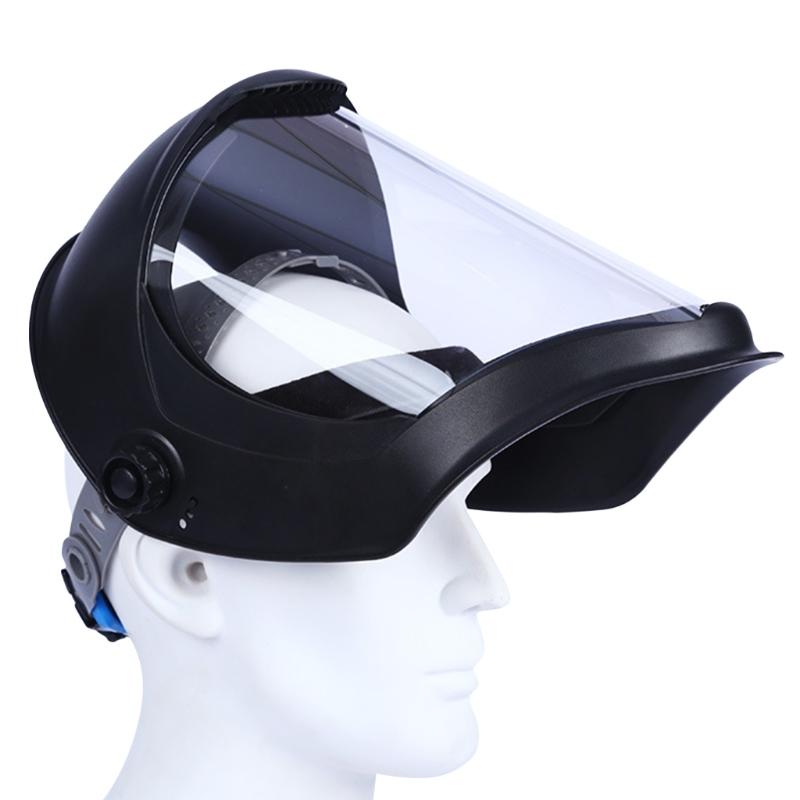 Многофункциональная защитная ПК-маска для сварки, блокирующая излучение, от брызг, с защитой от запотевания, прозрачная