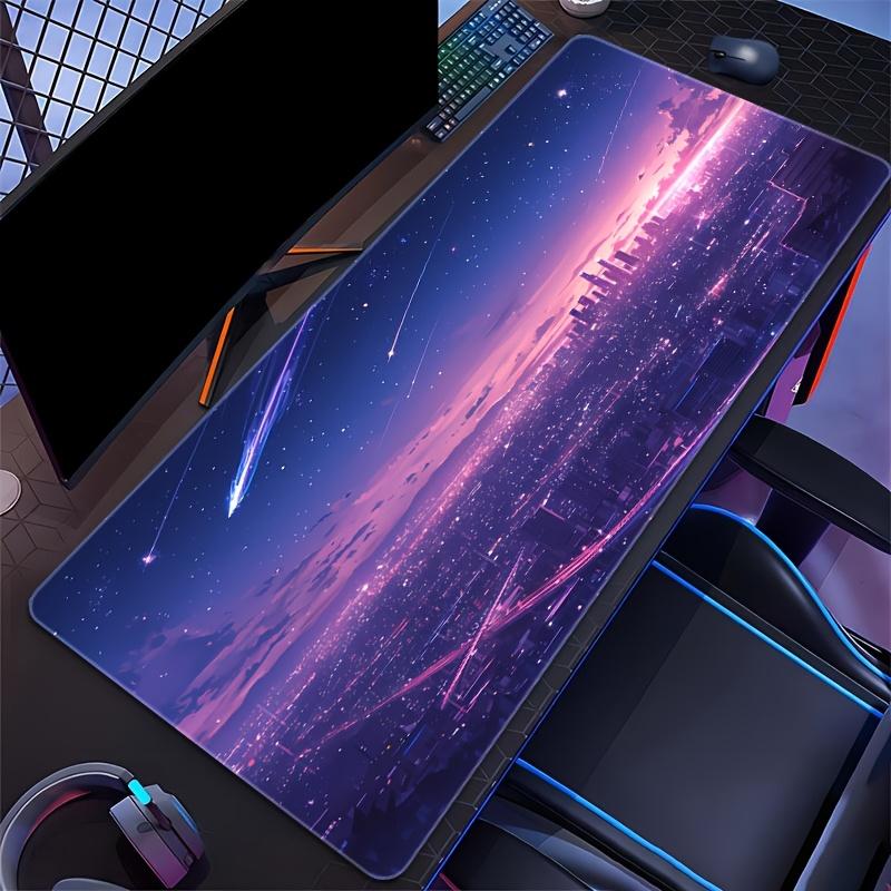 School Cloth Mouse Pad Rectangle Design Lightweight NonSlip Bottom For Student Study Office Gaming Laptop Computer Desk Pad