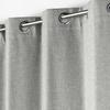 Rideau a oeillets occultant 140 x 260 cm Crepuscules gris