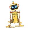Сделай сам Робот Наука 3D Деревянные Пазлы Робот с голосовой активацией STEM Наборы Образовательные Строительные блоки Сборная игрушка для детей и подростков