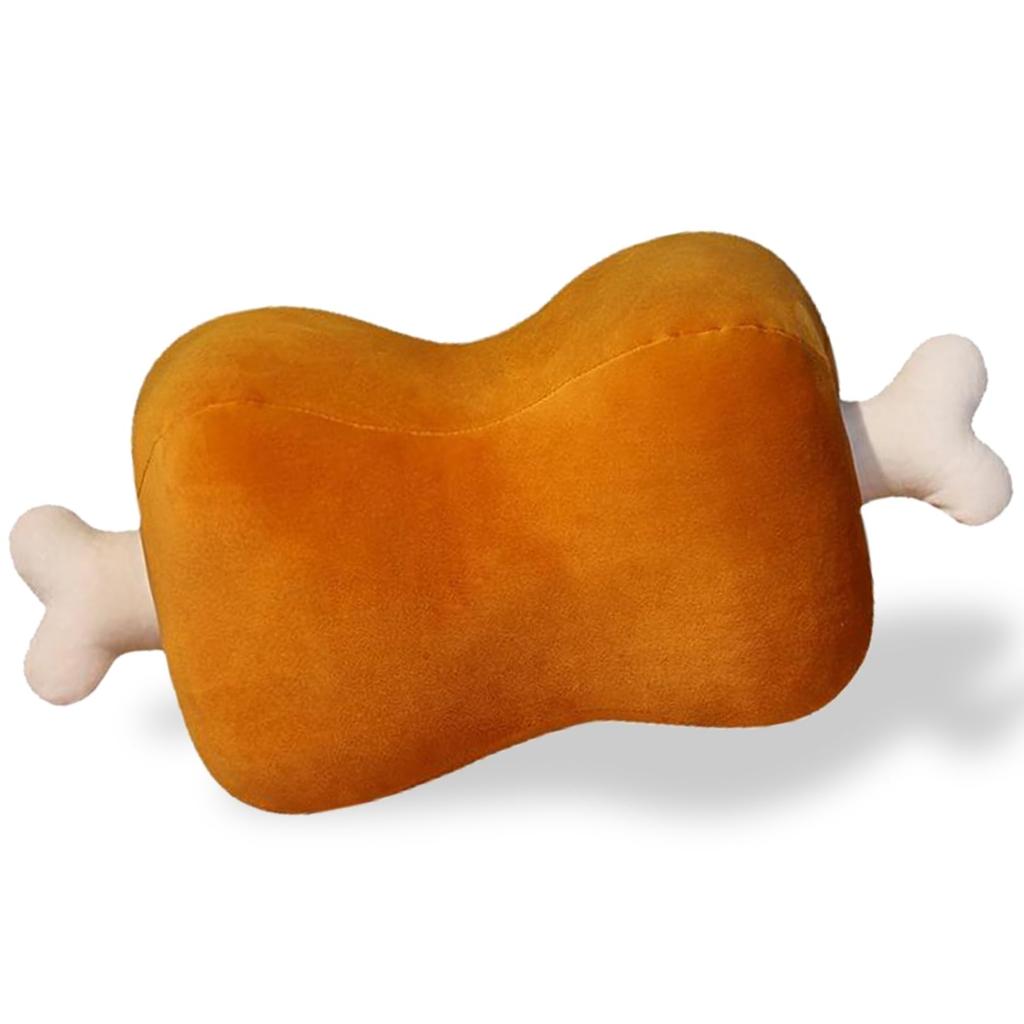 Sac Taske Bone-in Meat Plush Cushion Nap Pillow Meat Bone Funny Item Manga Meat Gift (Single Item)