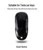 Tesla Model S TPU Transparent Key Cover with Buckle