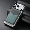 2 в 1 Съемный Магнитный Кошелек Чехол Для iPhone 17 Pro Max 13 14 15 16 Pro Для Magsafe Роскошная Кожаная Карманчики для Карт Подставка Обложка