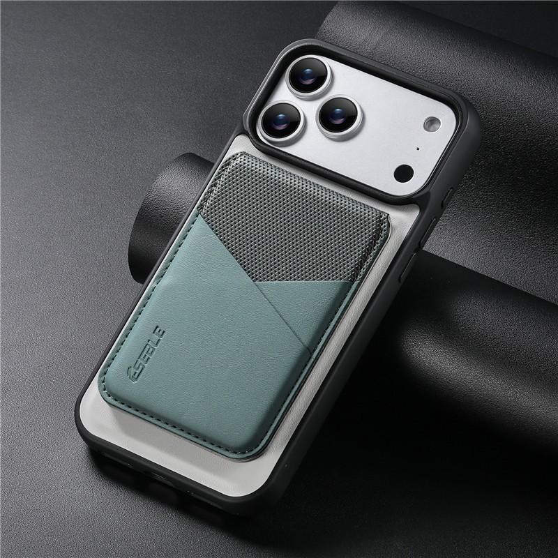2 в 1 Съемный Магнитный Кошелек Чехол Для iPhone 17 Pro Max 13 14 15 16 Pro Для Magsafe Роскошная Кожаная Карманчики для Карт Подставка Обложка