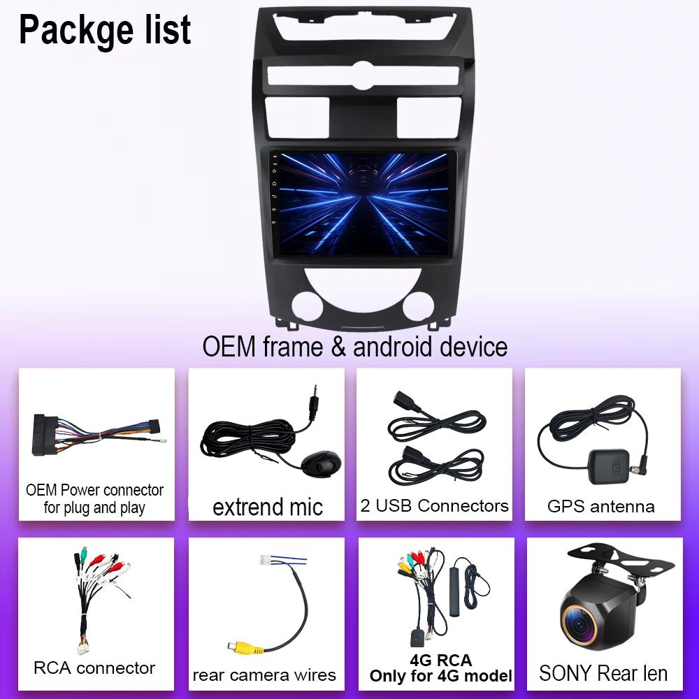 Автомобильное радио 4G Carplay для SsangYong Rexton Y250 II 2 2006 - 2012 Мультимедийный видеоплеер Навигация GPS Android Нет 2din 2 din dvd