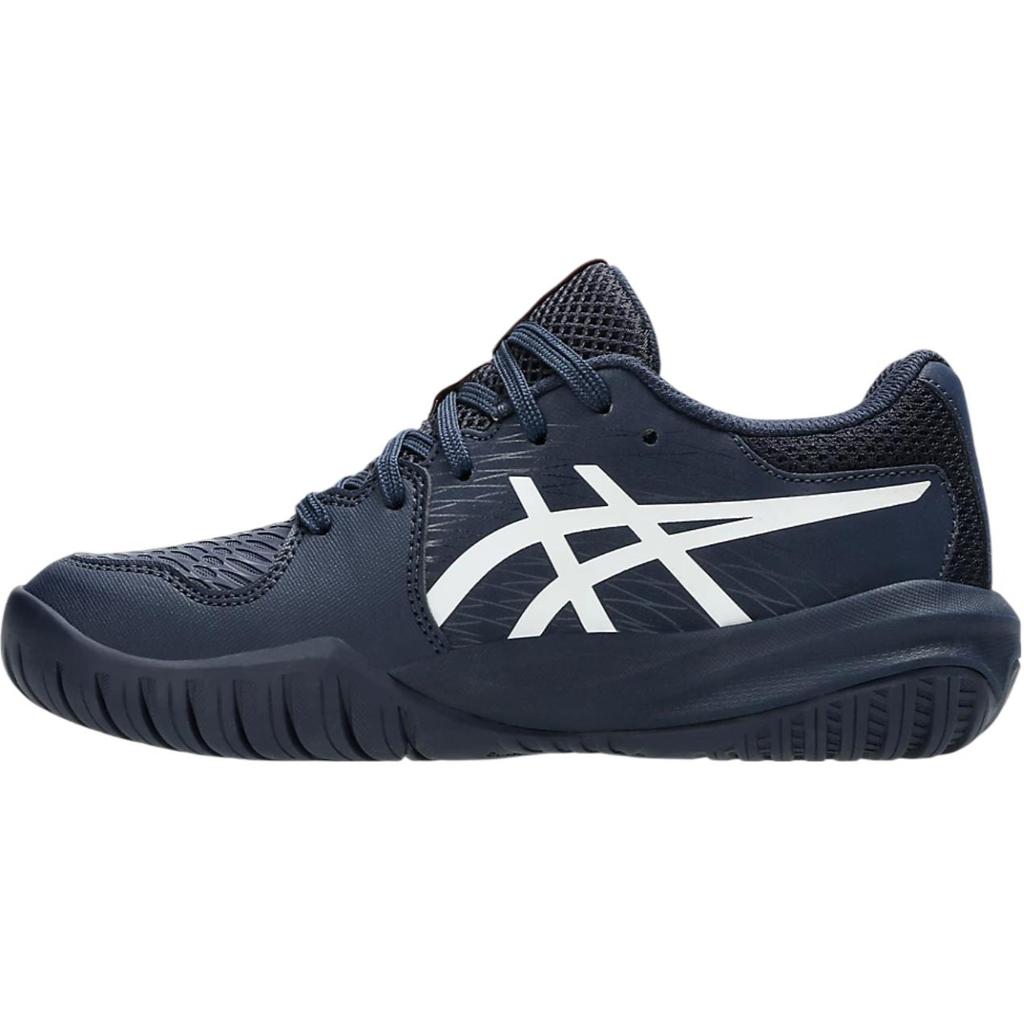 Asics Кроссовки детские Gel Resolution X GS Midnight White, синие 1044A081-400