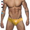Men's Sparkly Low Waist Quick Dry Triangle Swimming Briefs