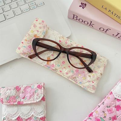 Женская модная сумка для очков, чехол для солнцезащитных очков, портативный чехол-защитный мешочек для очков для чтения