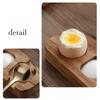 Eco-Friendly Egg Tray Wooden Eggshell Cup Multi-Function Punch Cup Holder  Kitchen