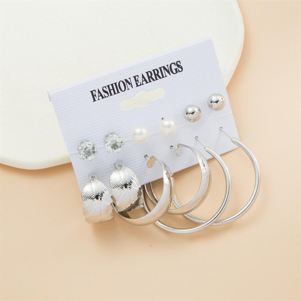 Винтажные металлические серьги-листья, модные простые серьги-гвоздики с белым цирконием, женские эффектные ювелирные изделия, подарок