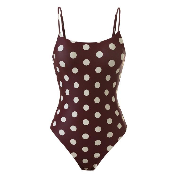 1011 new European and American fashion polka dot bikini one-piece hot spring vacation swimsuit women's sexy bikini swimsuit