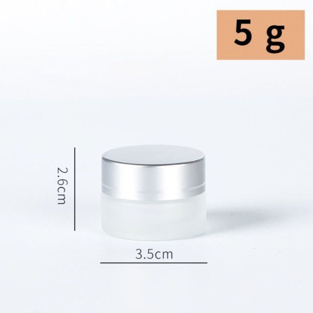 Серебряные/Золотые/Черные/Белые Баночки для крема для лица Пустая баночка для макияжа Косметический контейнер