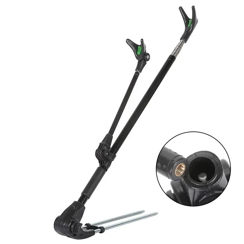 1.7M/2.1M/2.4M New Stainless Steel Thickened Telescopic Fishing Rod Bracket Fishing Rod Dual Purpose Bracket Fishing Rod Holder