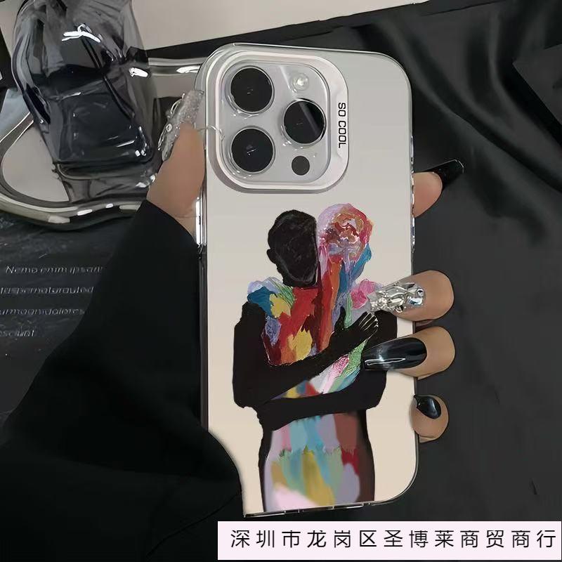 Новая художественная картина подходит для чехла на мобильный телефон iphone16 Apple 15promax/14 противоударный 13pro12 Европа и Америка