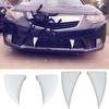 Украшение на Хэллоуин для автомобиля, клыки вампира, 3D-клыки для автомобиля, декор для бампера, белые рога дьявола, водостойкий декор