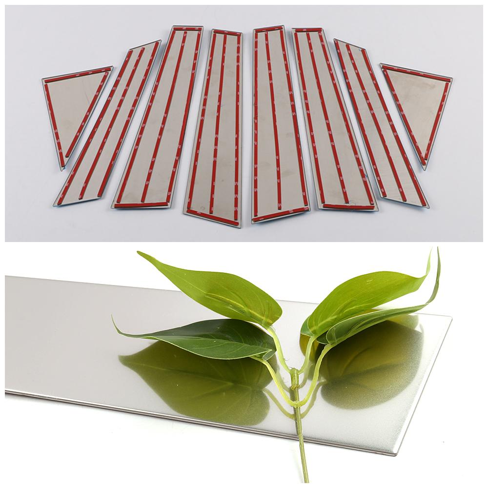 For Jetour X70 X70plus 2018 2023 Car Exterior Part Modify Window B C Pillar Sequin Decorate Trim Stainless Steel