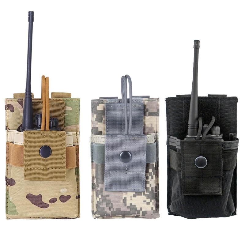 Small Radio Case Heavy Duty Belt Radios Holster Bags for Radio Walkie Talkies Holder Adjustable Radio Storage Pouch Bag