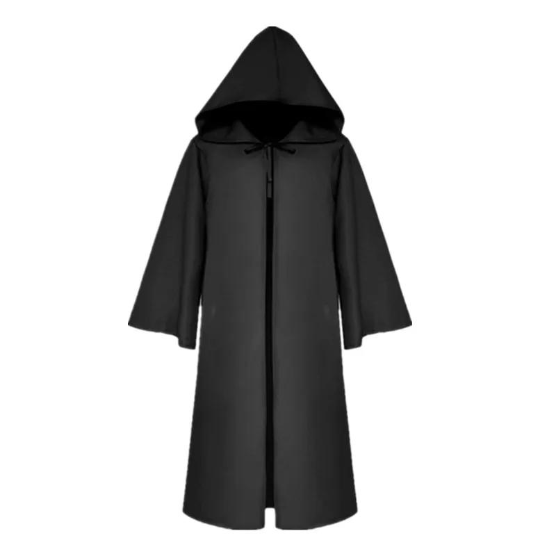 Halloween Cape Cosplay Plague Doctor Mask Costume Witch Tunic Hooded Robe Adult and Child Holiday Play Mask Accessories