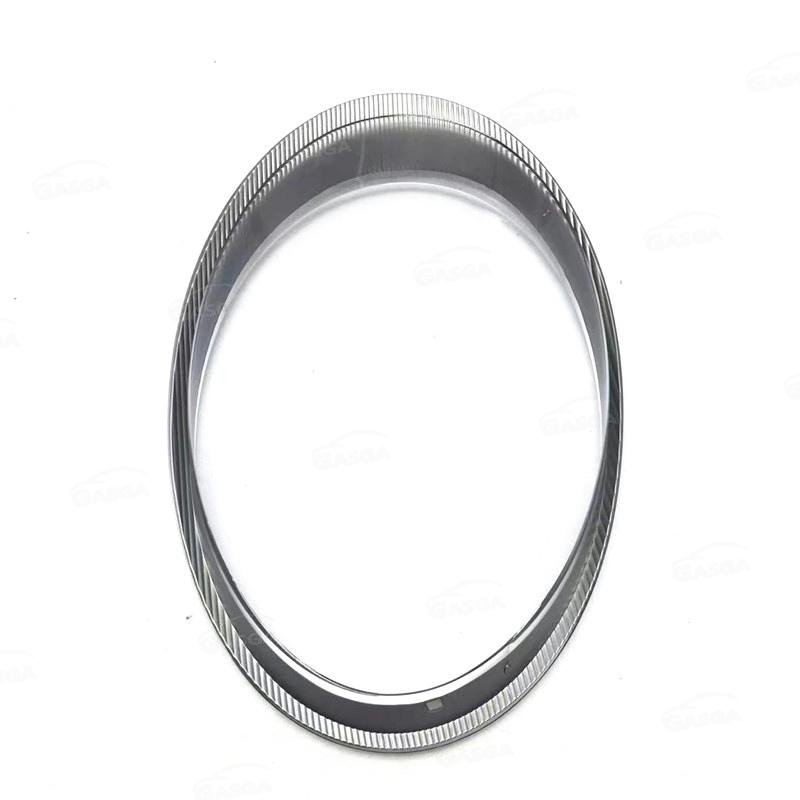 For Porsche 997 911 Carrera 2006-2012 Car Headlight Lens Replacement Cover Lampshade Headlight Covers Grey Edge Headlight Glass