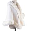 Women's Romantic Shawl Fur Coat With High Quality Artificial Fur For Warmth And Comfort
