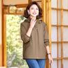 Ronghua Mama Women's Hooded Casual Jacket