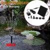 Outdoor Solar Water Pool Water Feature Floating Brushless Water Simulates