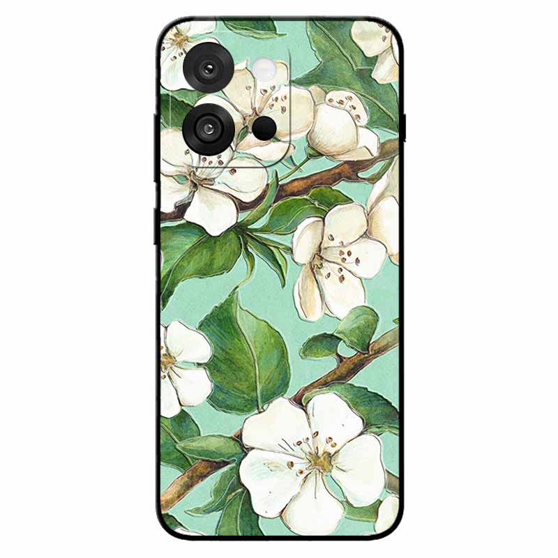 3D Тисненые Чехлы Для OnePlus 13T/ 13S Рельефное Тиснение Мягкий Силикон Задняя Крышка Для CPH2723 Рельефная Funda OnePlus 13s Цветок Capa 13T