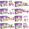 5200-Piece Jazz Drum Girl Princess Educational Building Toy, Compatible with Lego