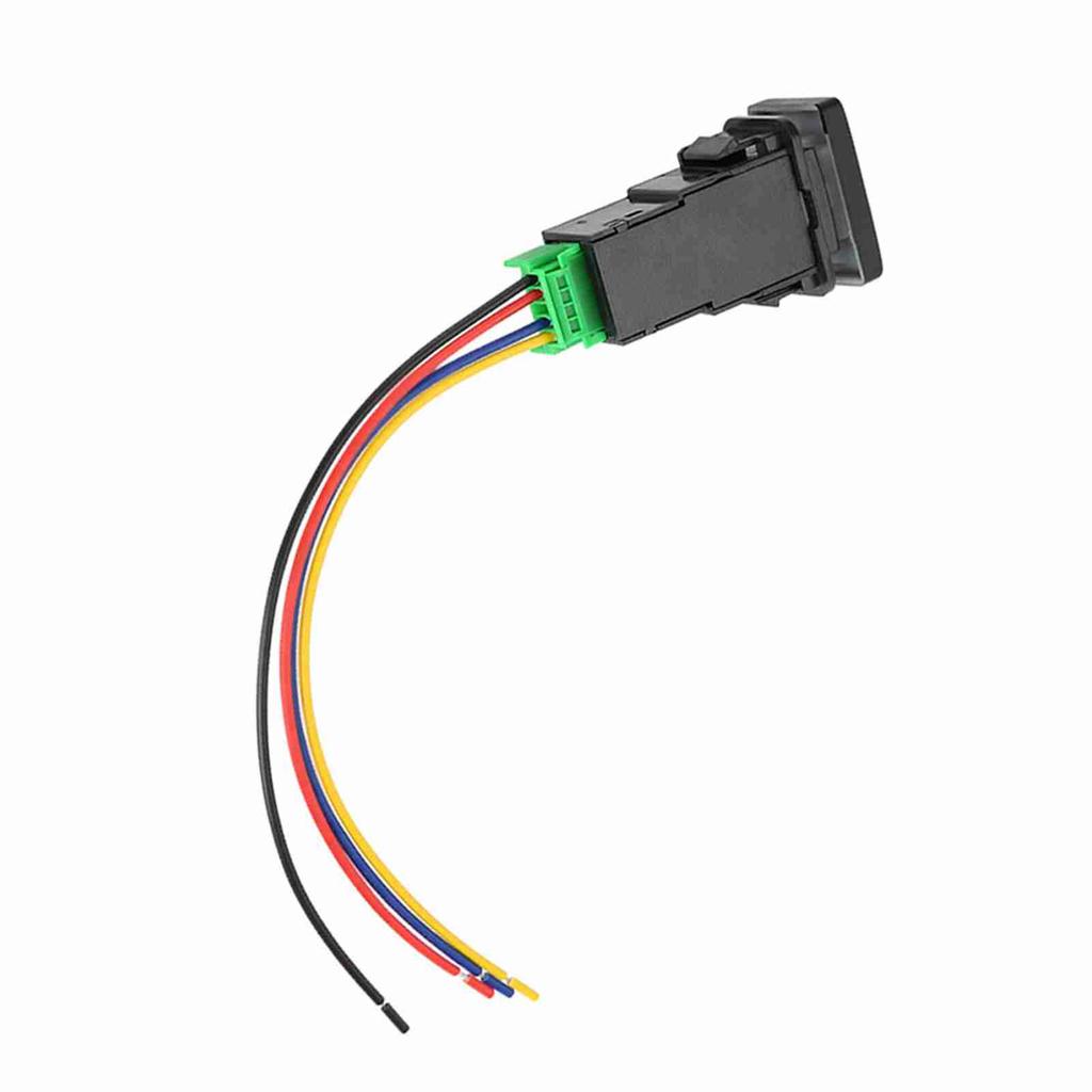 12 В 4-полюсный кнопочный переключатель для Toyota со светодиодным индикатором заднего фона