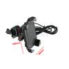 LMoDri Bracket Motorcycle Handlebar Mount Holder Telescopic Phone Holder With USB Charger Charging For