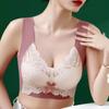 Женский сексуальный кружевной бюстгальтер, бесшовные женские бюстгальтеры больших размеров, женское нижнее белье без стальных колец, маленькие полные чашки, топ с закрытой грудью, женские бюстгальтеры