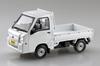 Aoshima Bunka Kyozai Масштаб Rakupla Snap Kit Грузовик Subaru Sambar Морозно-белый Пластиковая модель 1/32 № 05-FW Предварительно окрашенный (Машина)
