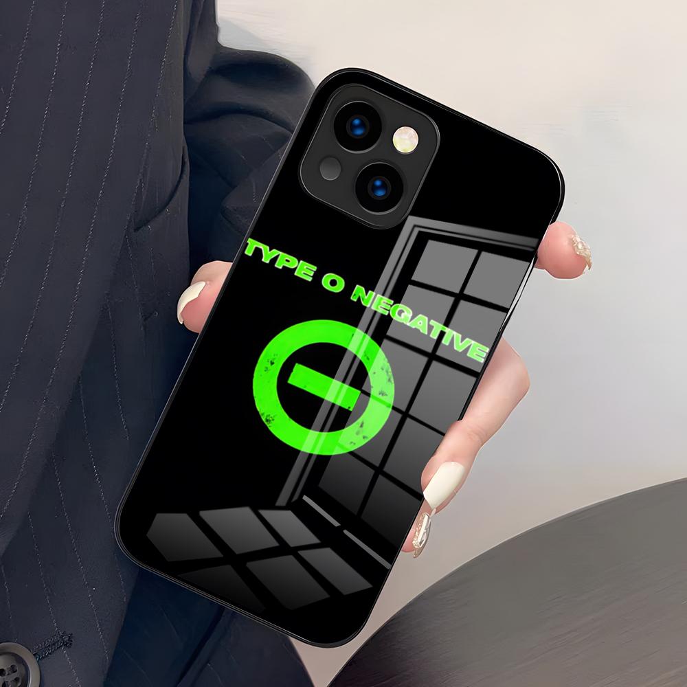 Чехол для телефона Rock Band Type O Negative для IPhone 17 Pro Max 15 Pro 16 14 Plus 12 13 Mini 11 Pro Ударопрочная стеклянная крышка